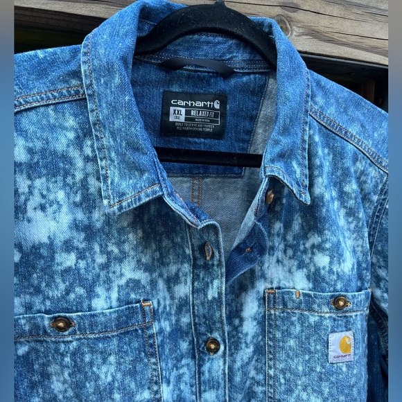 Carhartt Denim Acid Wash Shacket - Picture 9 of 9
